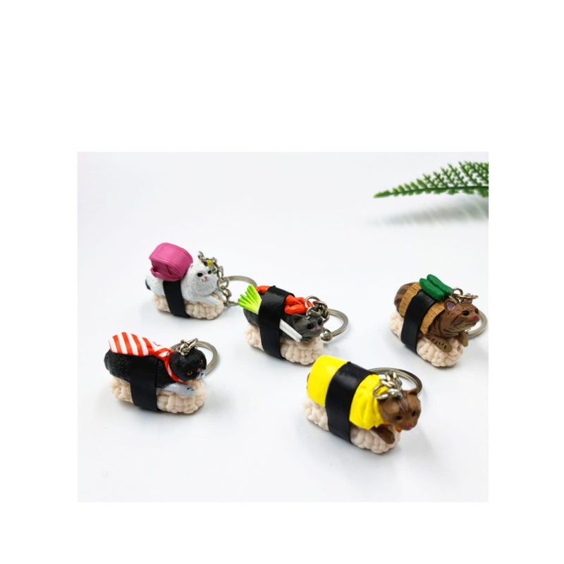 Zikra Cat Keychain Gift for Women,  Cat Keyring Cute Funny Mini Pendent Jewelry Present for Girlfriend, Friend, Mom, Grandma, Birthday Party Well for Cellphone, Handbag, Purse - Image 3