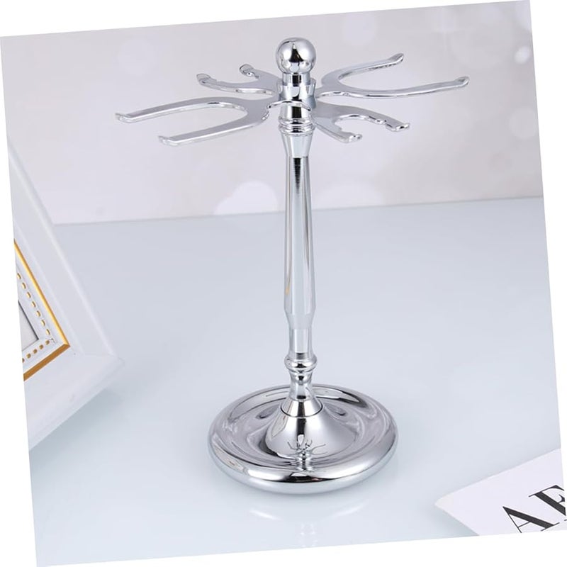 Stainless Steel Razor Stand Holder Adjustable Organizer For Safety Razors And Shaving Brushes - Image 5