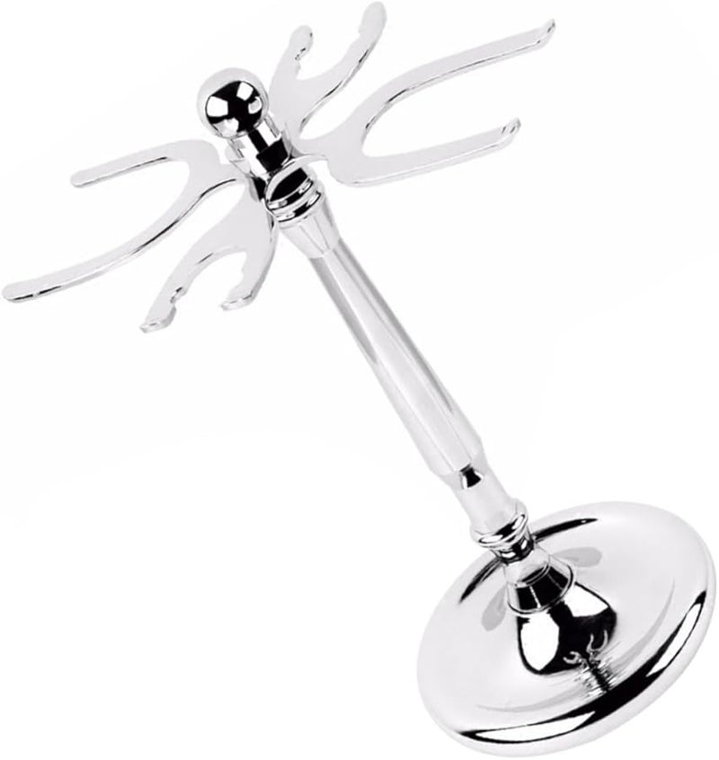 Stainless Steel Razor Stand Holder Adjustable Organizer For Safety Razors And Shaving Brushes - Image 2