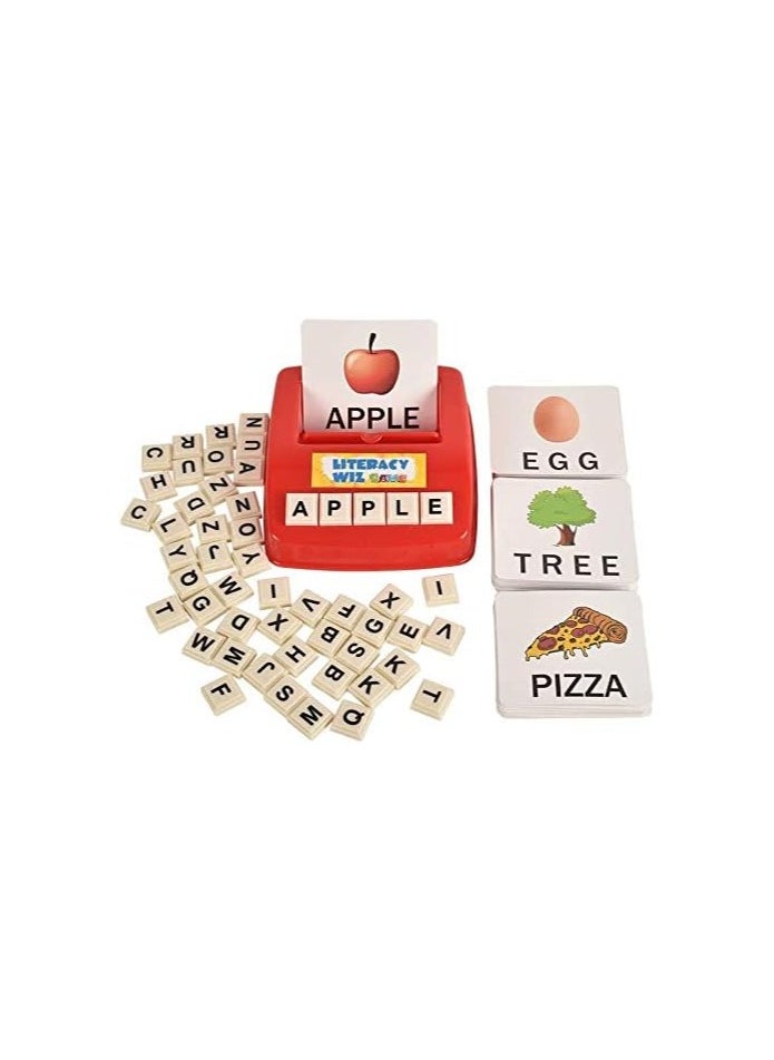 Dubkart Literacy Fun Game Matching Letter Game, 60 Flash Cards English Word Spelling Memory Puzzle Board Sight Words Preschooler Language Learning Educational Toys for kids baby  - Image 1