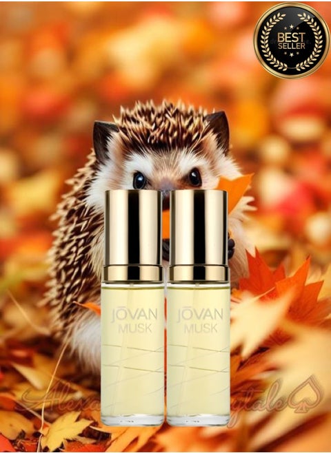 2 Pieces Jovan Musk Perfume EDP 59ML