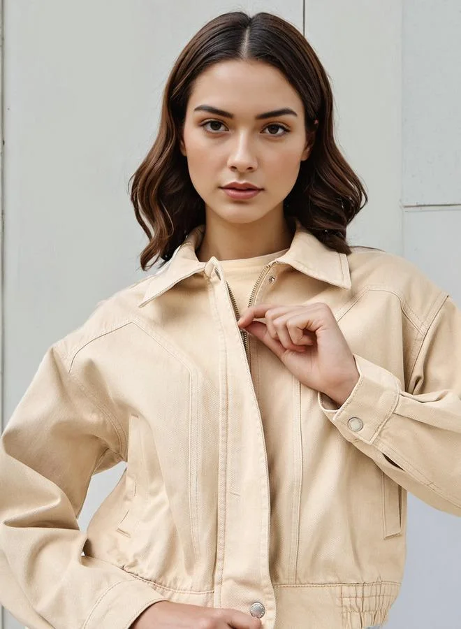 لي كوبر جاكيت جينز لي كوبر بياقة