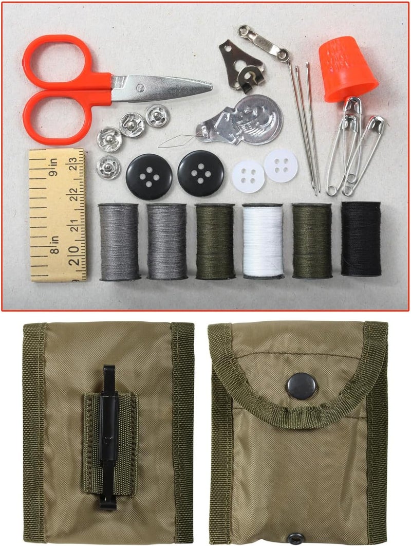 Rothco GI Style Sewing and Repair Kit with Military Pouch - Image 2