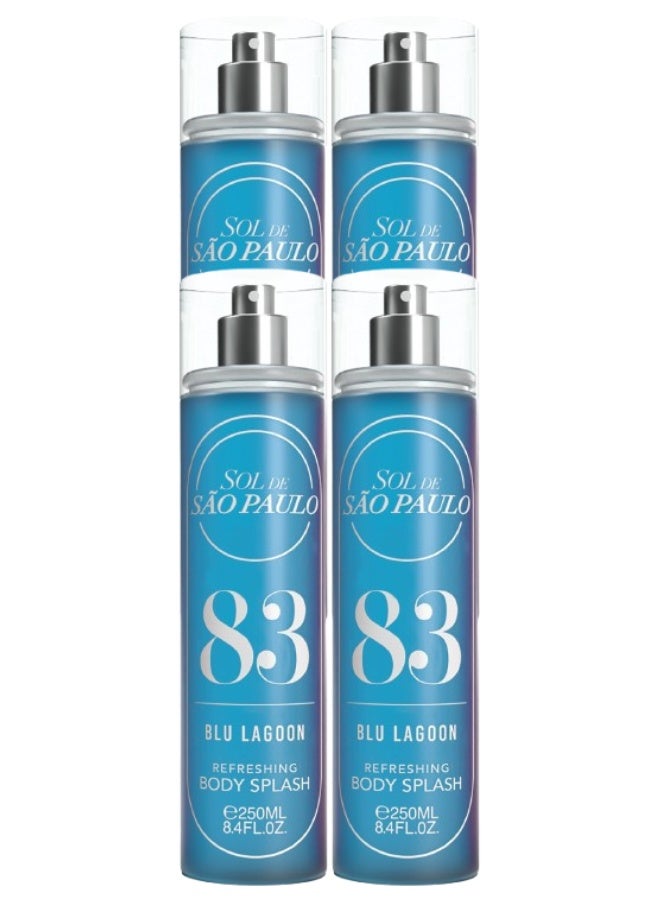 اس او ال 4 قطع معطر للجسم 83 بلو لاجون 250 مل - Image 1