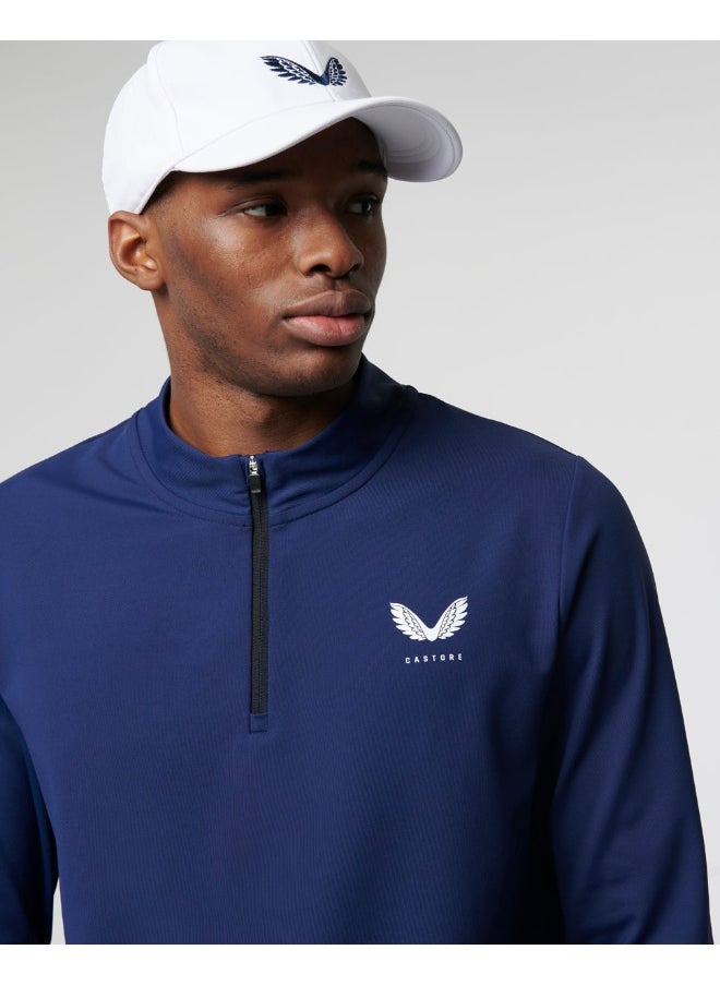 CASTORE - Peacoat Protek Mid Layer 1/4 Zip - Image 1