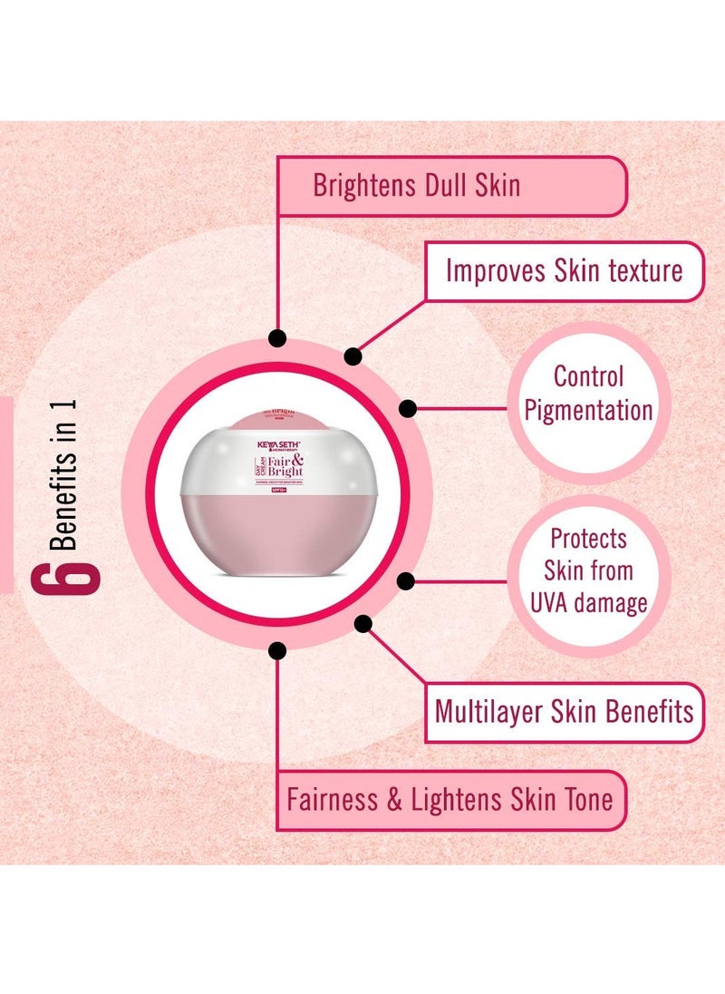 Keya Seth Keya Seth. Skin Whitening Brightening Nourishing natural Anti Spot Fairness Moisturizer SPF 15 Enriched with Pure Essential Oil 50G  - Image 2
