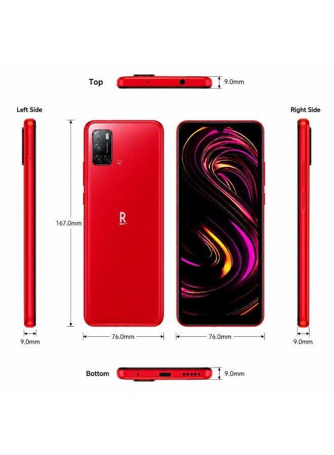 NEW LOOK Rakuten BIG S 5G smartphone eSIM,6.4-inch OLED display,6GB RAM, and 128GB internal space - Image 3