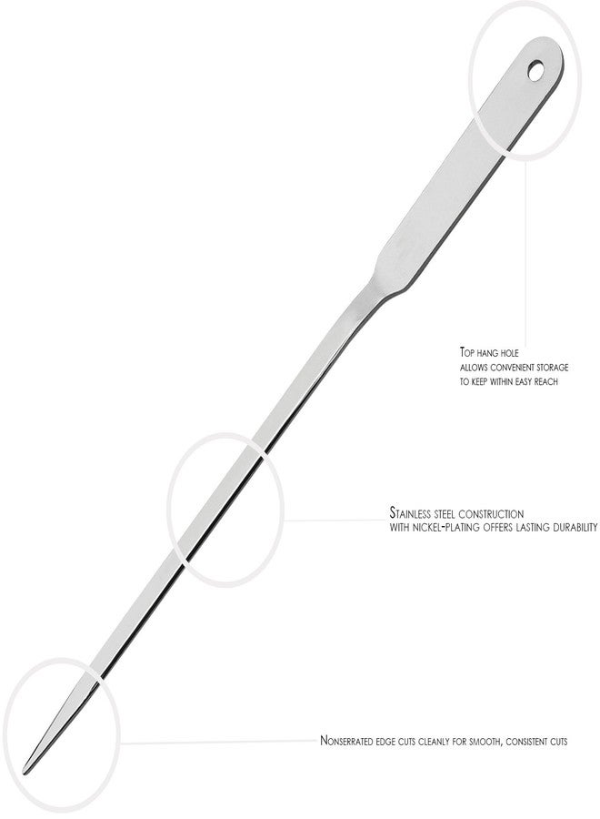 Klingy Letter Opener, Envelope Opener - Silver, Stainless Steel Envelope Slitter - Non Serrated Edge for Smooth, Consistent Cuts - 3-Pack - Image 3