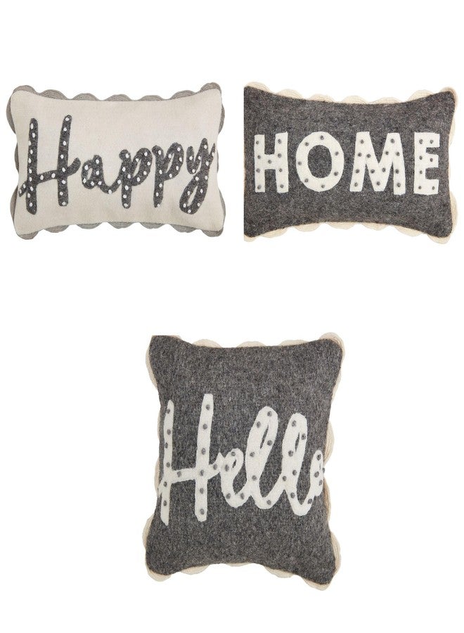 مد باي وسادة صغيرة من الصوف الملبد من مود باي هوم، تصميم سعيد، 8 بوصات × 8 بوصات - Image 2