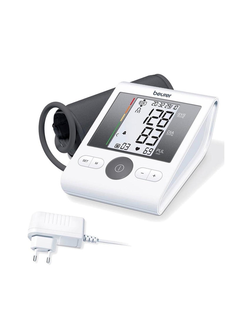 Beurer Bm 28 Upper Arm Blood Pressure Monitor + Adapter  - Image 1