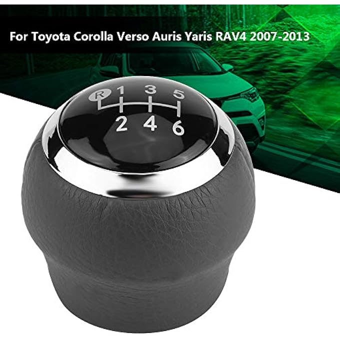 rayihni 6 Speed Gear Shift KnobManual Gear Stick Shift Level Knob for Verso Auris 20072013 - Image 3