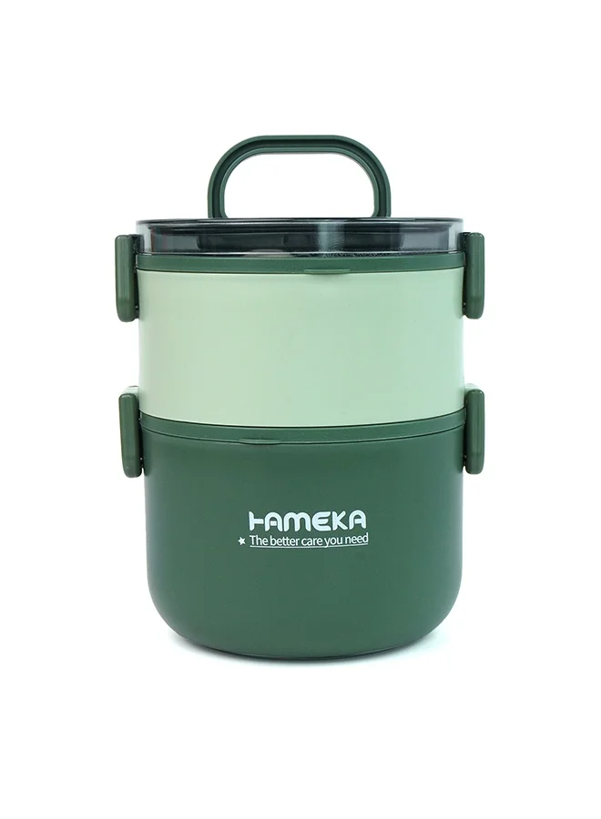 LITTLE SURPRISE BOX Little Surprise Box,Olive Double Decker Stainless Steel Lunch Box