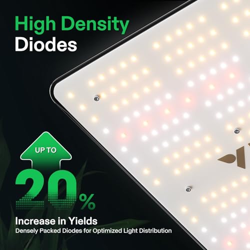 VIVOSUN VS1500 LED Grow Light with Full Spectrum Diodes & Daisy Chain Driver Dimmable Lights Sunlike for Indoor Plants Seedling Veg and Bloom Plant Grow Lamps for 3x3 Grow Tent - Image 2