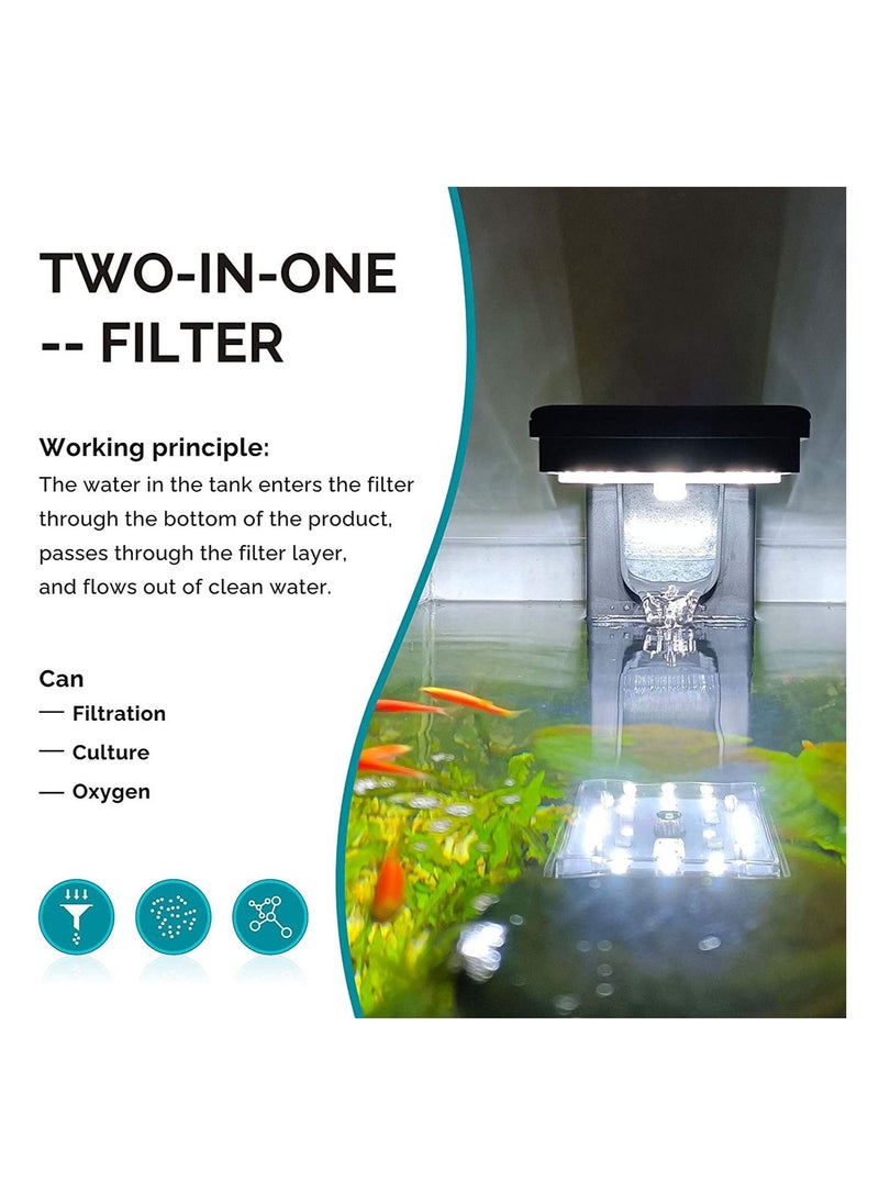 SOBO - Hygger Aquarium Light and Filter 2 in 1 By Aquarist Hub - Image 1
