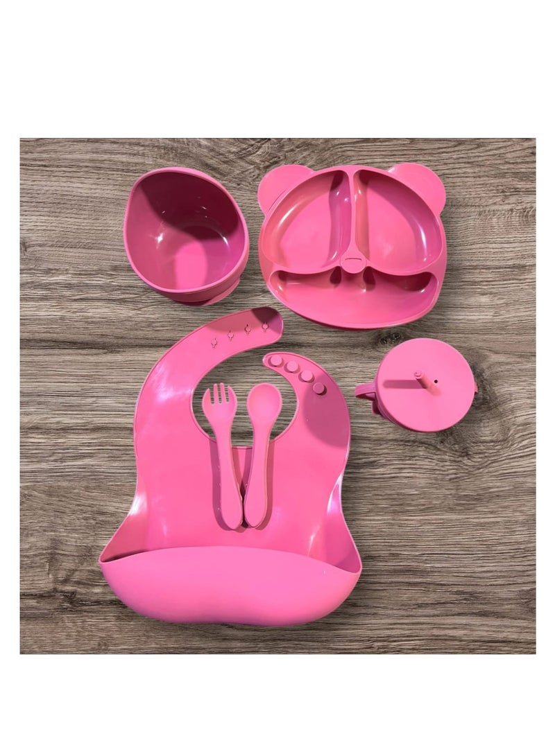 Silicone Baby Feeding Set - 6 Pieces - Image 1