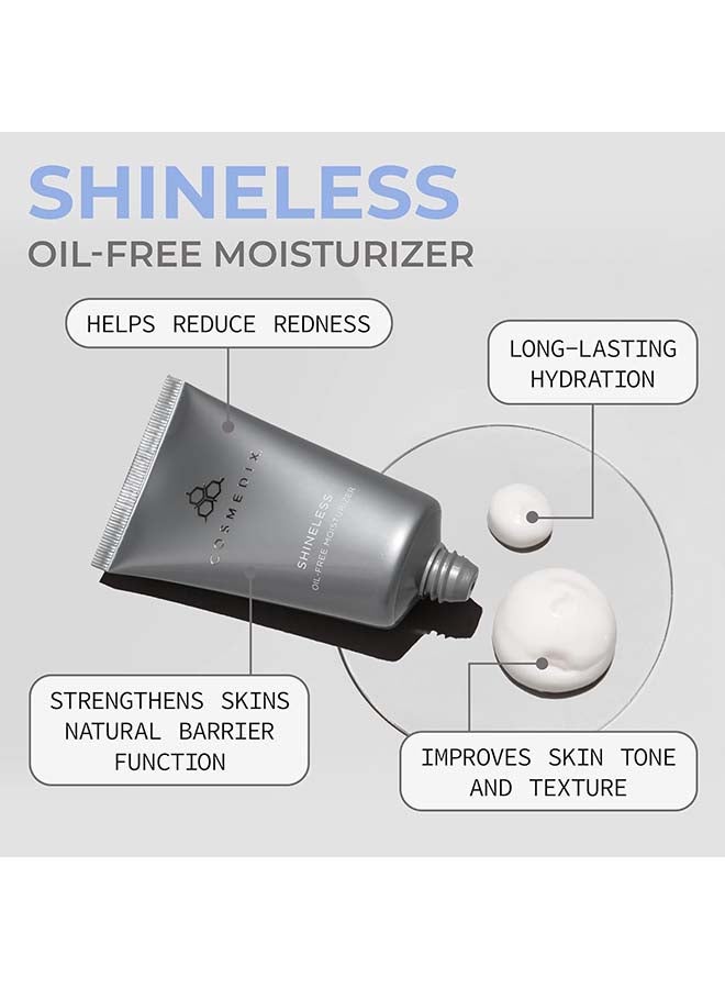 CosMedix Shineless AM PM Oil Free Mattifying Moisturiser | For Shine Control Balanced And Hydrated Combination And Oily Skin 79g - Image 2