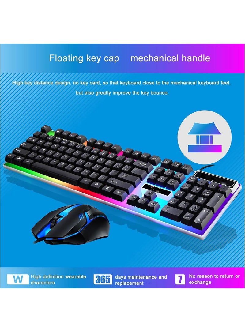 Fankalo Luminous Gaming Keyboard and Mouse Set For PC & Laptop  - Image 2