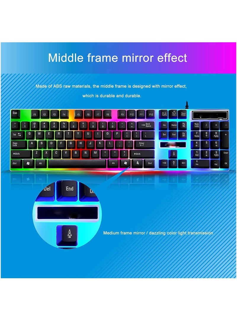 Fankalo Luminous Gaming Keyboard and Mouse Set For PC & Laptop  - Image 4