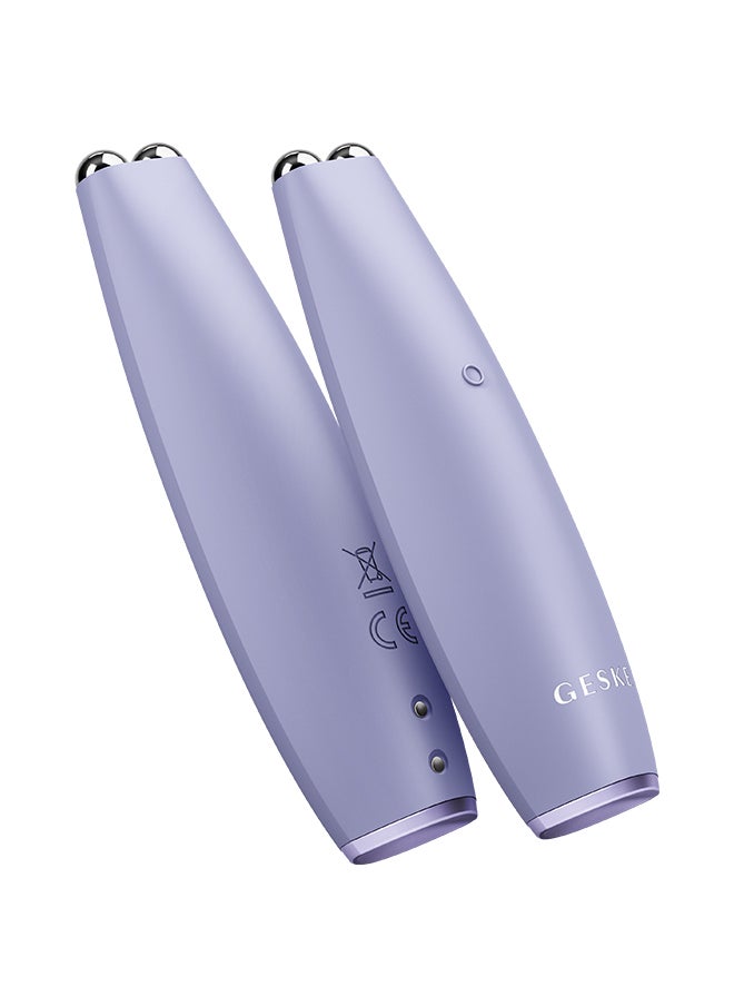 GESKE SmartAppGuided MicroCurrent Face-Lift Pen | 6 in 1 | Anti-aging device | Instant face lift | Skincare tool | Remove wrinkles for firm & youthful skin | Advanced smoothing facial firmer - Purple  - Image 4