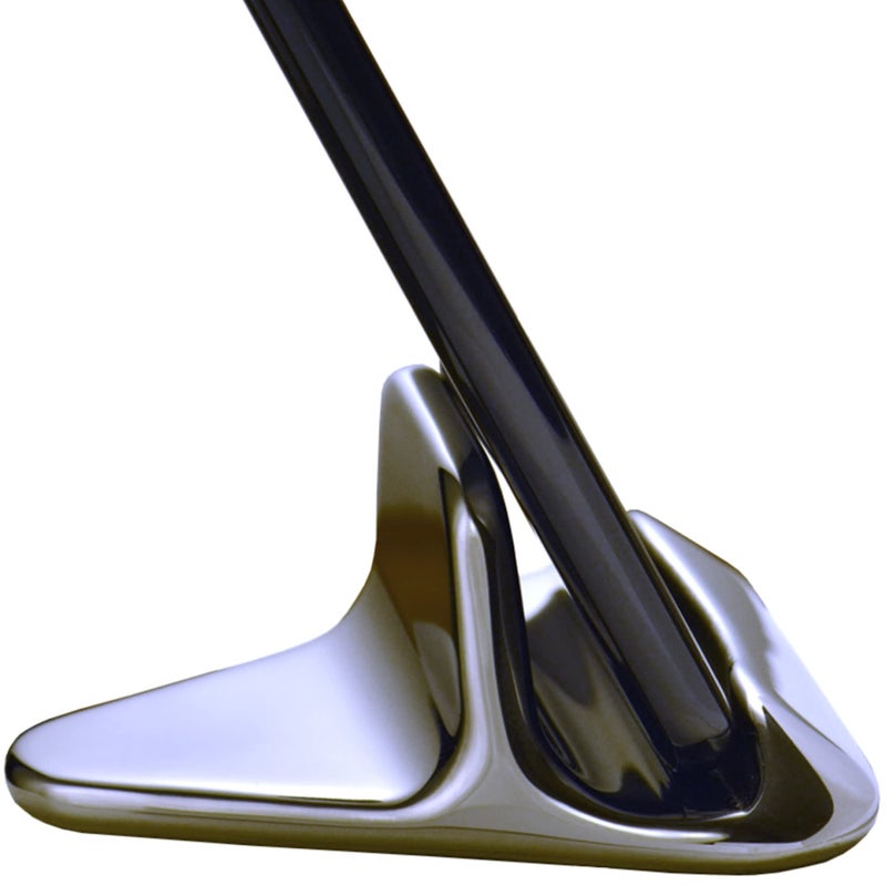 TrueGem Cell Phone or Tablet Stand. 1/2 lb. of Stainless Steel. iPhone, ipad, Cellphone, Mobile Phone Holder for Desk. - Image 1