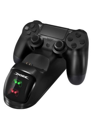 PS4 Controller Charger Dual Shock 4 Controller Charging Docking Station with LED Light Indicators and bottom light for PS4/PS4 Slim/PS4 Pro Controller - view 2