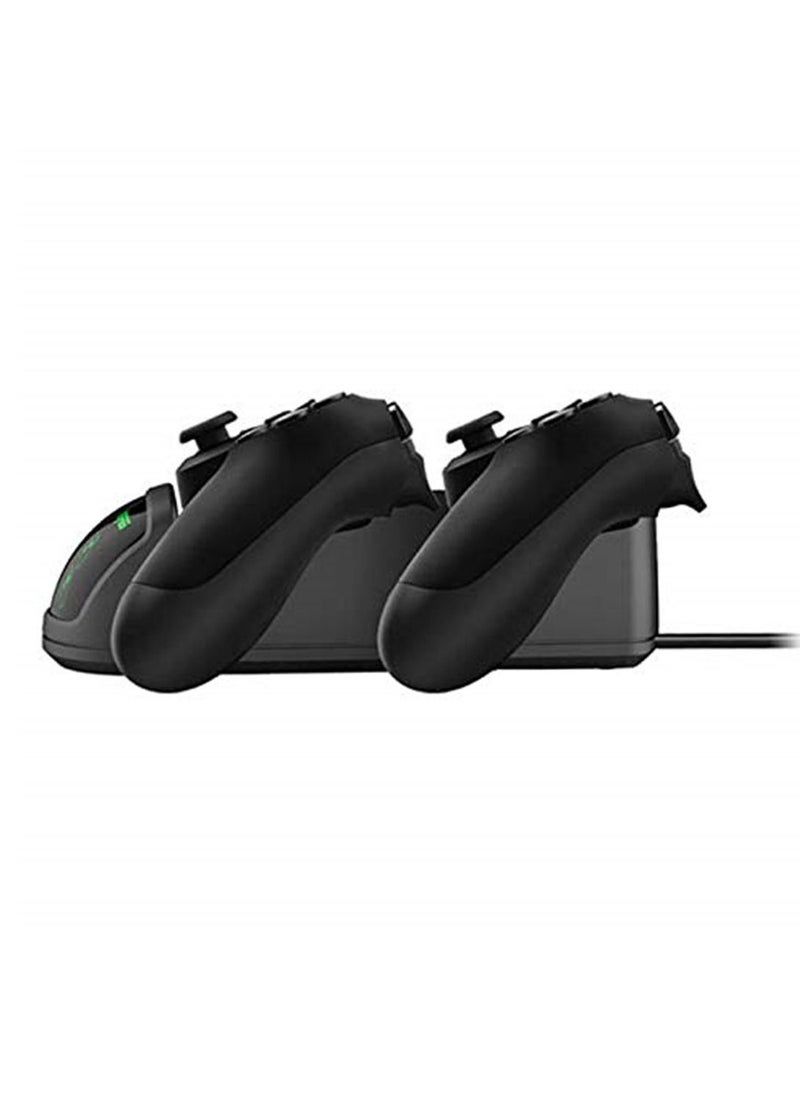 PS4 Controller Charger Dual Shock 4 Controller Charging Docking Station with LED Light Indicators and bottom light for PS4/PS4 Slim/PS4 Pro Controller