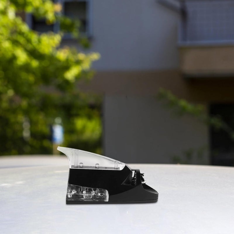 Universal Car Shark Fin Antenna with LED Light, Car Roof Replacement Antenna Mount, Automotive Exterior Decoration Aerial for Night Visibility and High-Speed Stability - Image 5