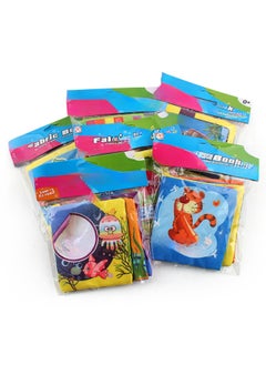 Generic Baby Three-dimensional Early Education Cloth Book 0-6 Months Baby  Cloth Book Tear-proof Cloth Book English Six Types Can Be Selected-Color:Fruit 0.02kg  - Image 5