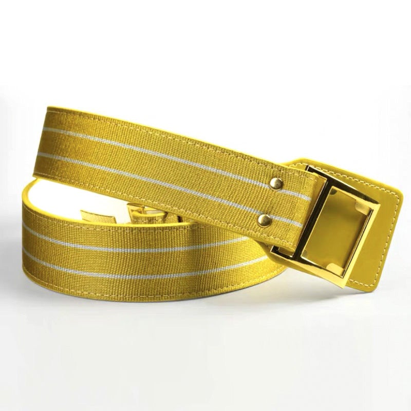 Celebration Students Boys And Girls Five-Pointed Star Silk Ribbon Polyester Ribbon Belt Belt Belt Golden Etiquette Golden Crossbody Belt - Image 3