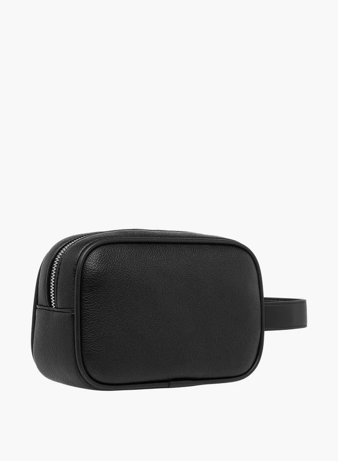 دوتشيني Panelled Pouch with Zip Closure