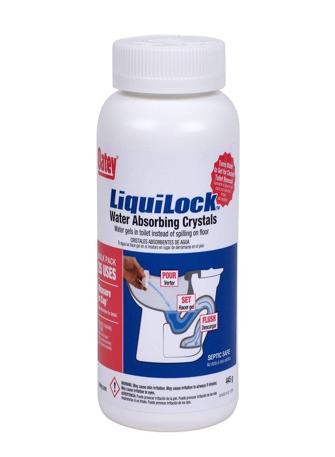 Oatey 31420 Water Absorbing Crystals, 16 oz, White, 16 Fluid Ounces - Image 1
