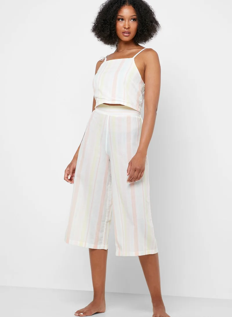 Boux Avenue Sorbet Stripe Top & Pants Pyjama Set