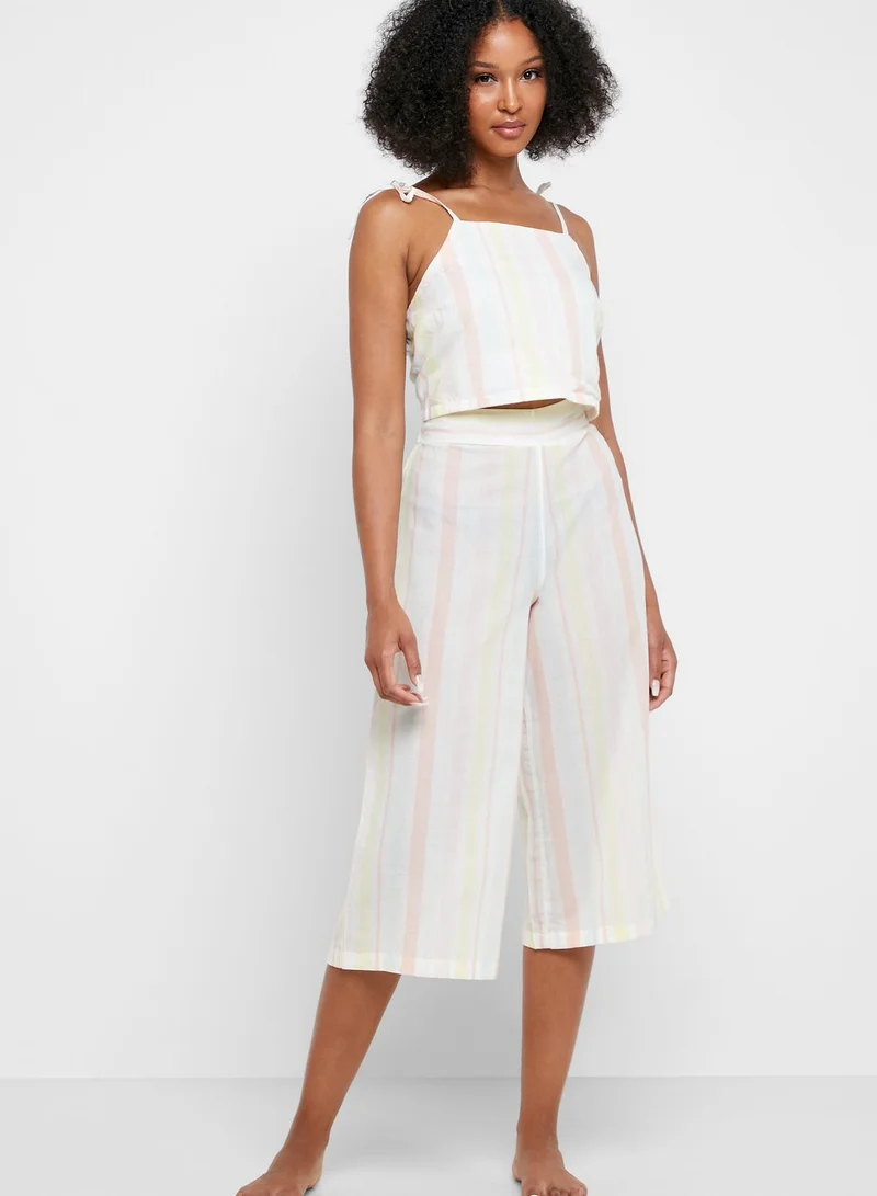 Boux Avenue Sorbet Stripe Top & Pants Pyjama Set