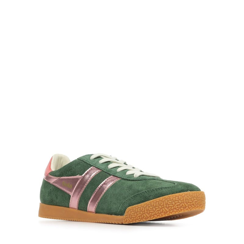 Gola Womens Elan Glitz, Evergreen/Pink/Coral, 9, Medium - Image 2