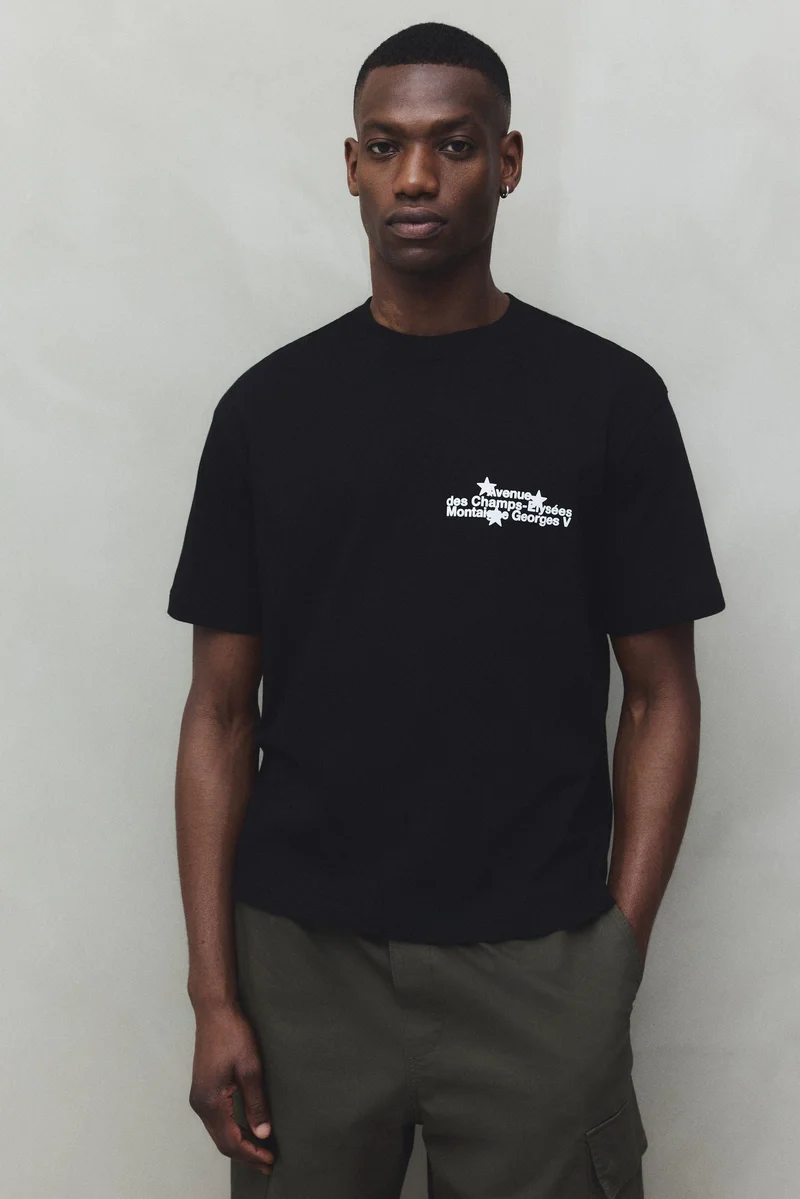 H&M Loose Fit Printed T-shirt