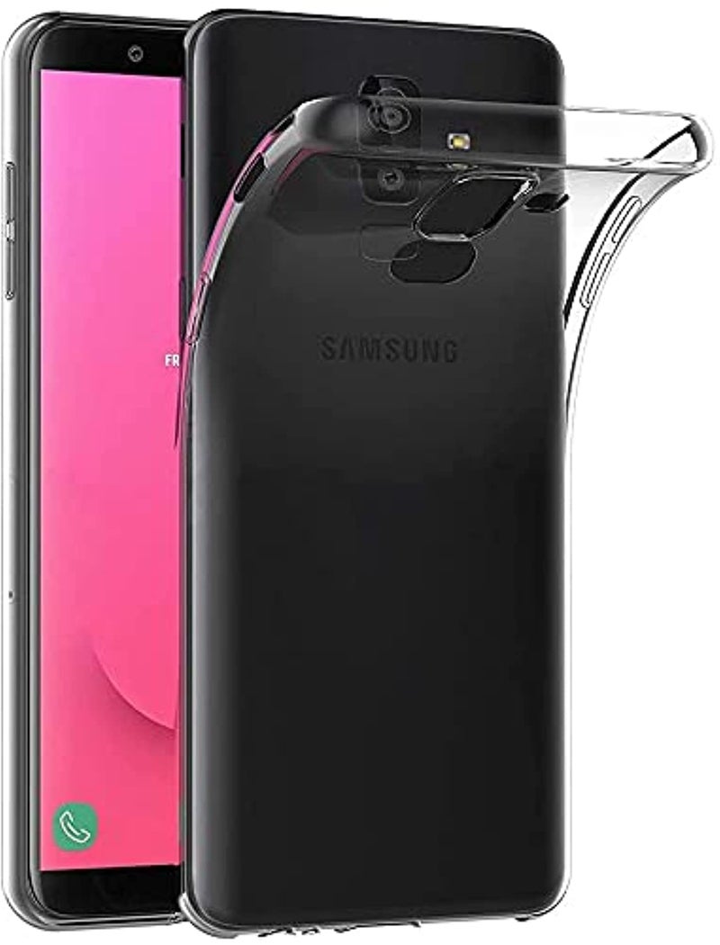 MaiJin Case for Samsung Galaxy J8 2018 6 inch Soft TPU Rubber Gel Bumper Transparent Back Cover - Image 2