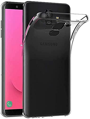 MaiJin Case for Samsung Galaxy J8 2018 6 inch Soft TPU Rubber Gel Bumper Transparent Back Cover - Image 1