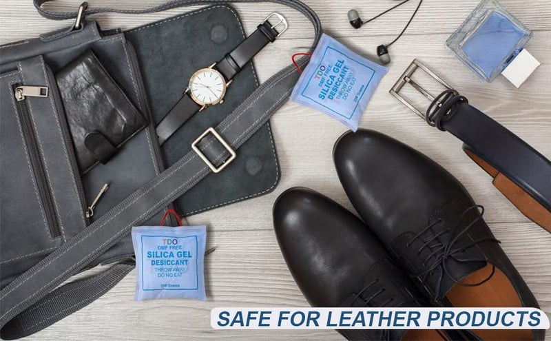 TDO Silica Gel Packets 2 Pcs (Each 250 Gram) For Moisture absorbents Dehumidifier Silica Gel Bags for Moisture Room, Cupboard, Kitchen, Shoe,Wardrobe, Car,Camera, Lenses - Image 5