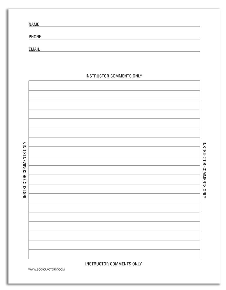 BookFactory Carbonless Student Lab Notebook - 75 Sets of Pages (8.5'' X 11'') (Duplicator) - Scientific Grid Pages, Durable Translucent Cover, Wire-O Binding (Made in USA) - Image 2