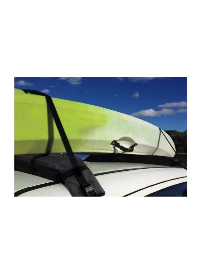 SS WATER SPORTS Universal Car Roof Rack, 60KG Loads/Foldable Roof Rack Pads, Auto Outdoor Roof Top Luggage Baggage Carrier Soft Rack kayaks - Image 3