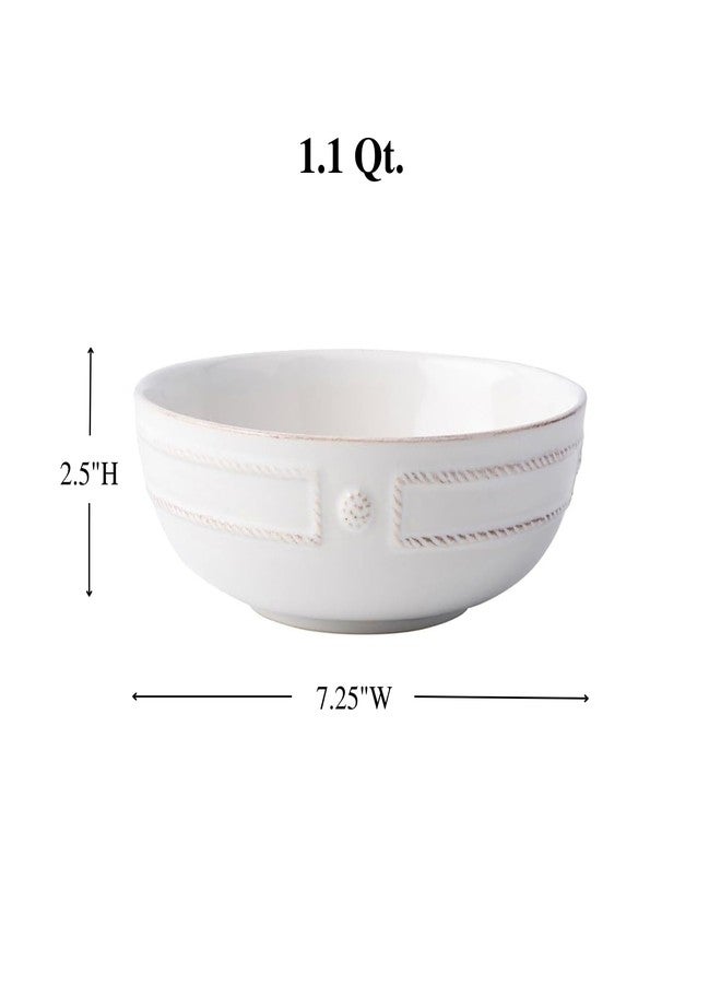 Juliska Berry & Thread French Panel Coupe Bowl - Whitewash - Image 2