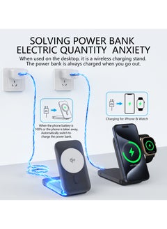 Zyler 10,000mAh Magnetic Power Bank, 3-in-1 Charging Station, 15W wireless charging, Use as phone holder, 20W PD wired charging, and simultaneous charging of multiple devices. Includes Type-C cable. - pzsku/ZFADE14452B0FBD2EA302Z/45/_/1736714895/b9039a6a-262d-4444-b5a9-9e1e4c2b89e0