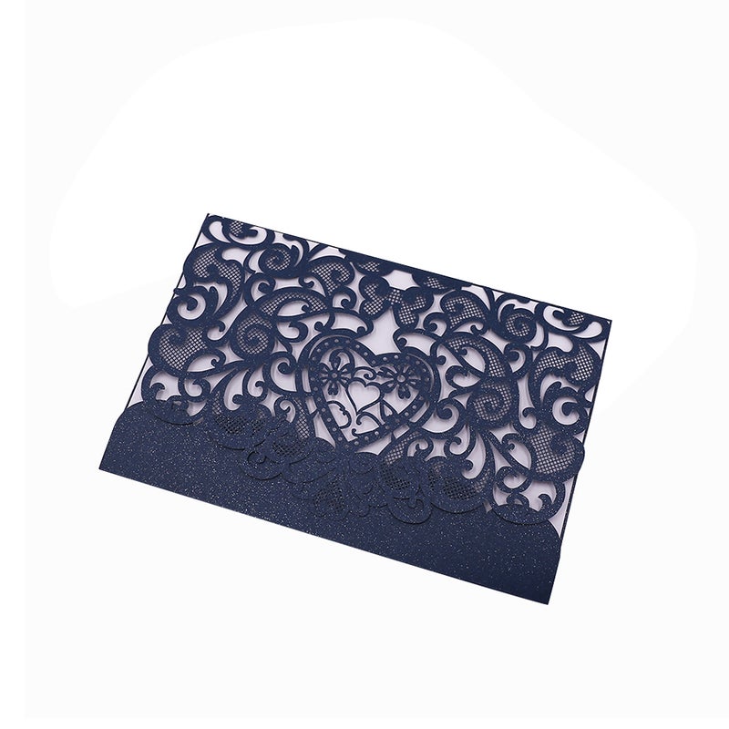20pcs Love Pattern Invitation Cards Invitation Holders for Wedding Birthday Party Anniversary - Image 4