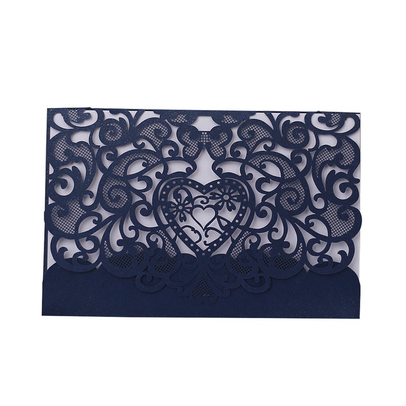 20pcs Love Pattern Invitation Cards Invitation Holders for Wedding Birthday Party Anniversary - Image 1