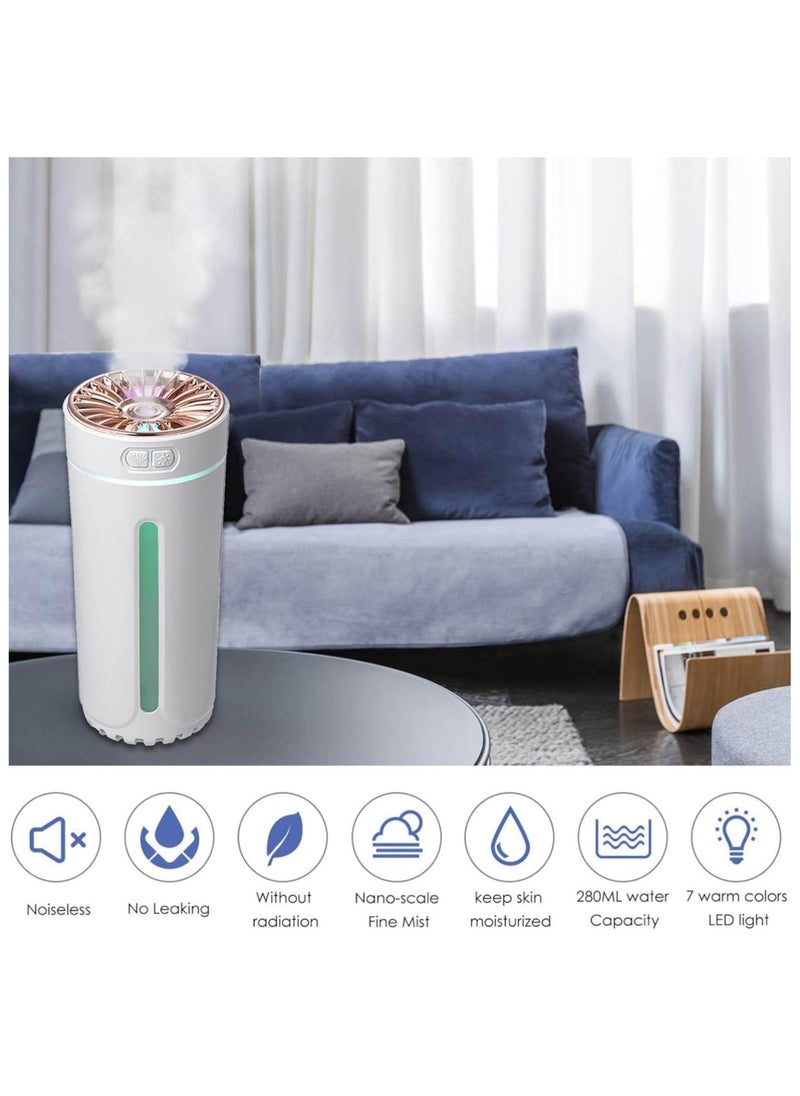 Generic - For Car - Wireless Car Air Humidifier Timing Auto-off USB Diffuser 300ml Portable Car Humidification Mist Maker Equipment for Bedside (E ReСһаrɡеable SA) - Image 1