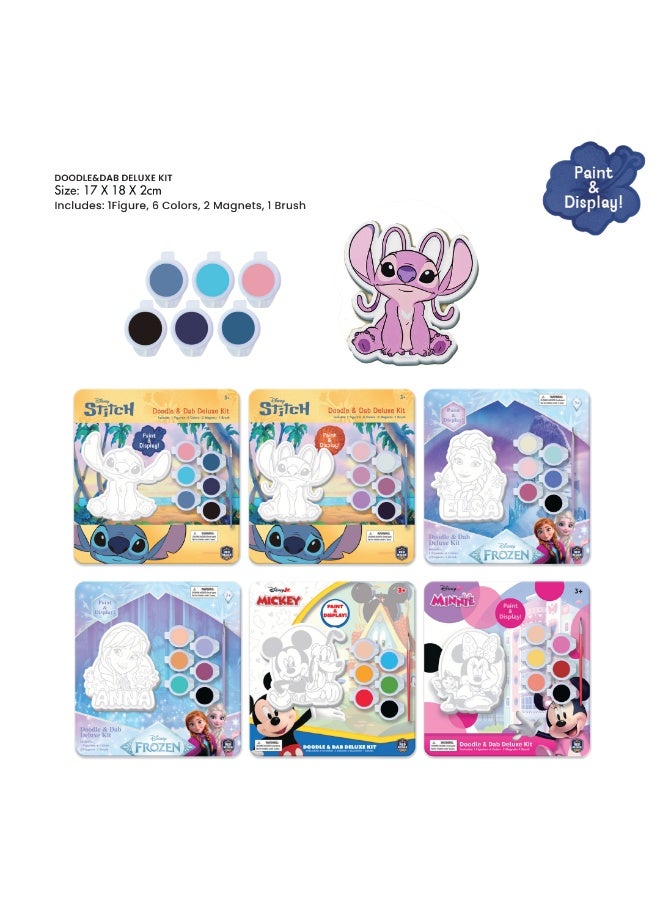 Disney Stitch Angel Doodle & Dab Deluxe Kit | Paint & Display | Art & Craft Kit | Age 3+ - Image 3