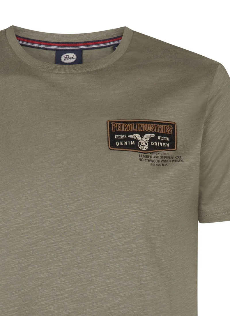 Petrol Industries 6174-Mossy Stone Men T-Shirt SS for Men | Best Price UAE
