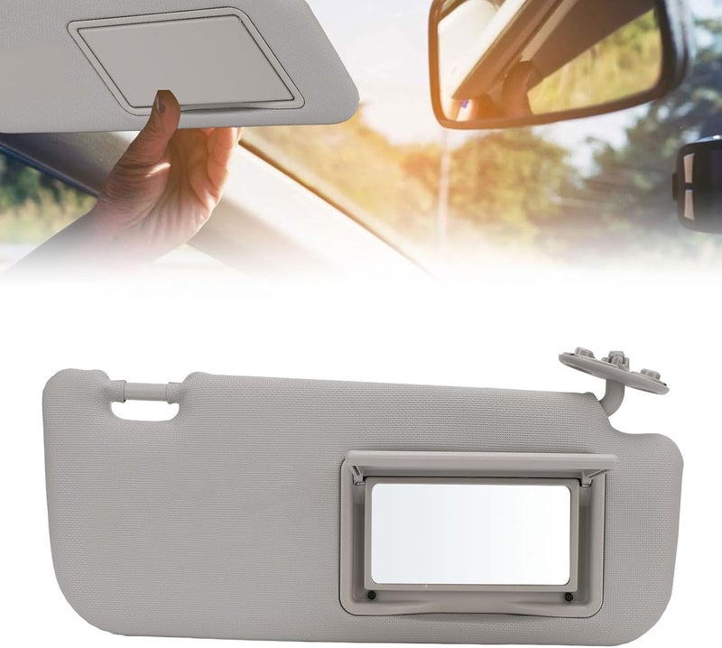 Sun Visor, High Strength ABS Plastic and Excellent Shading Passenger Side Sunshade, Front Right Automotive Sun Visor with Easy Installation for Car Interior Protection and - Image 3