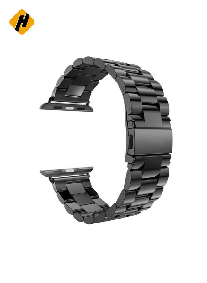 HuHa Metal Bands Compatible with Apple Watch Band 41mm, Stainless Steel Magnetic Absorption Strap, Wristband for iWatch Band for Apple Watch Series 7/ - Image 2