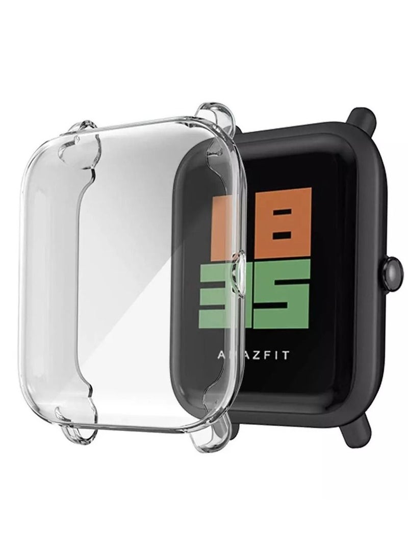 Generic - Soft TPU Cover For Amazfit Bip U/GTS 2 Mini/Bip U Pro/Bip S/Bip Smartwatch Clear - Image 1